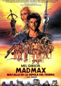 MAD MAX es una película australiana de acción-policíaca de 1979 escrita y dirigida por George Miller y protagonizada por Mel Gibson.